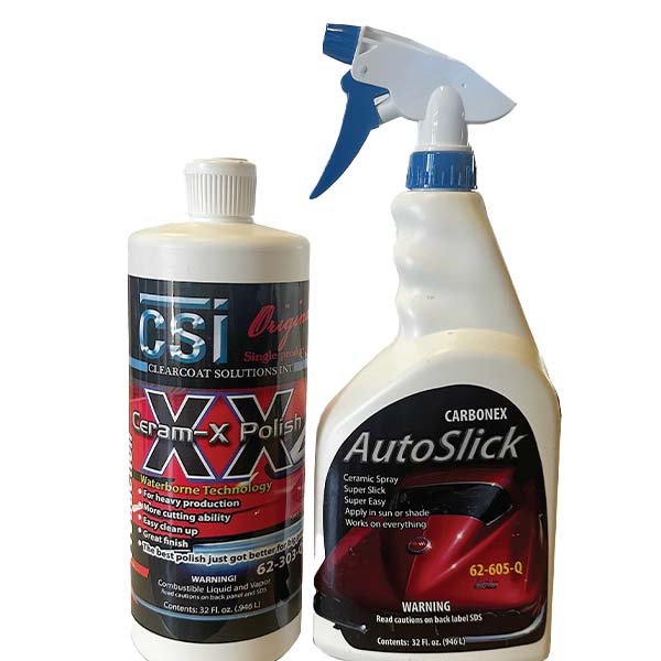 Combo Ceram-XX and AutoSlick ceramic spray