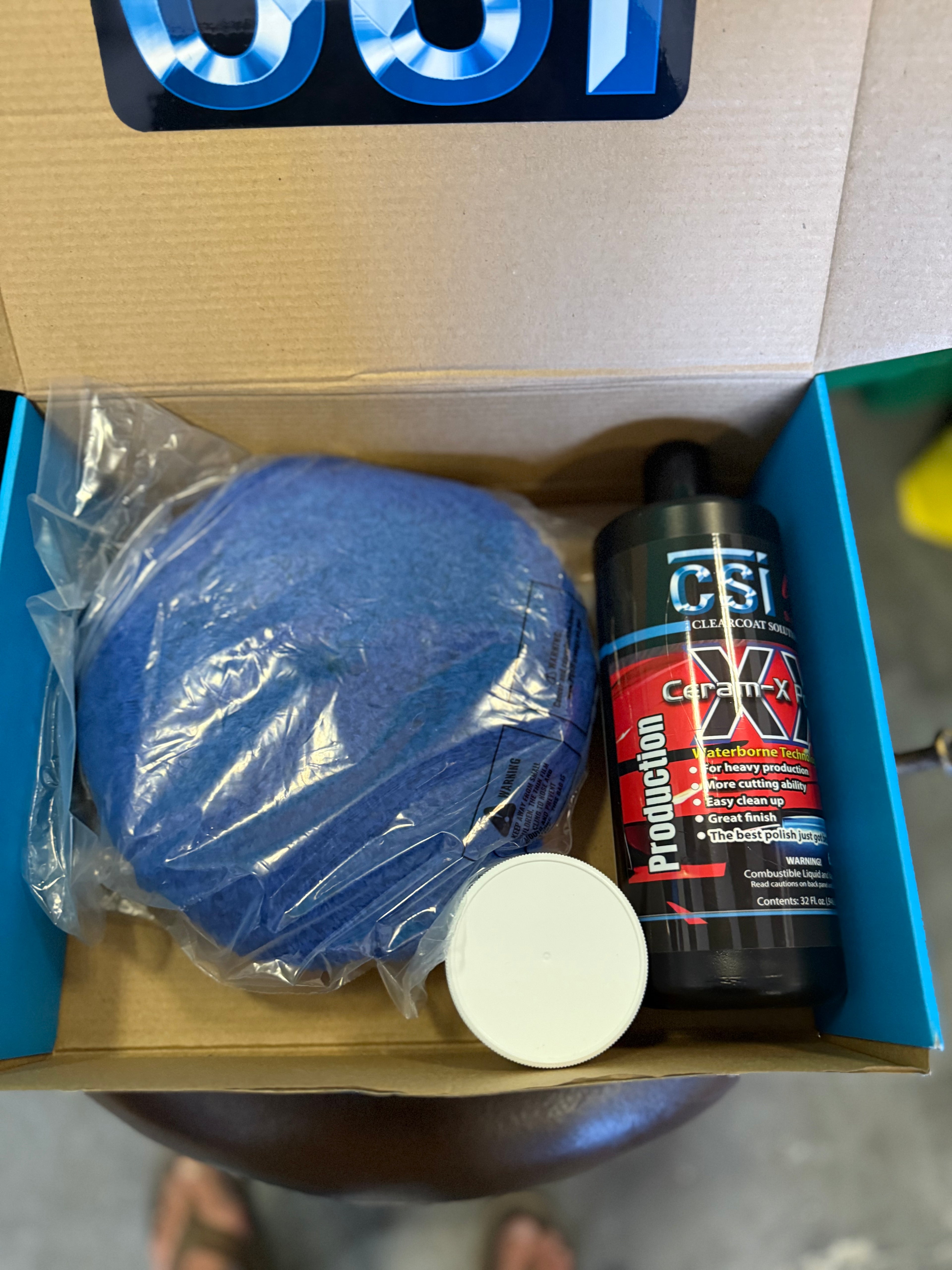 CSI Flippable pad buffing kit