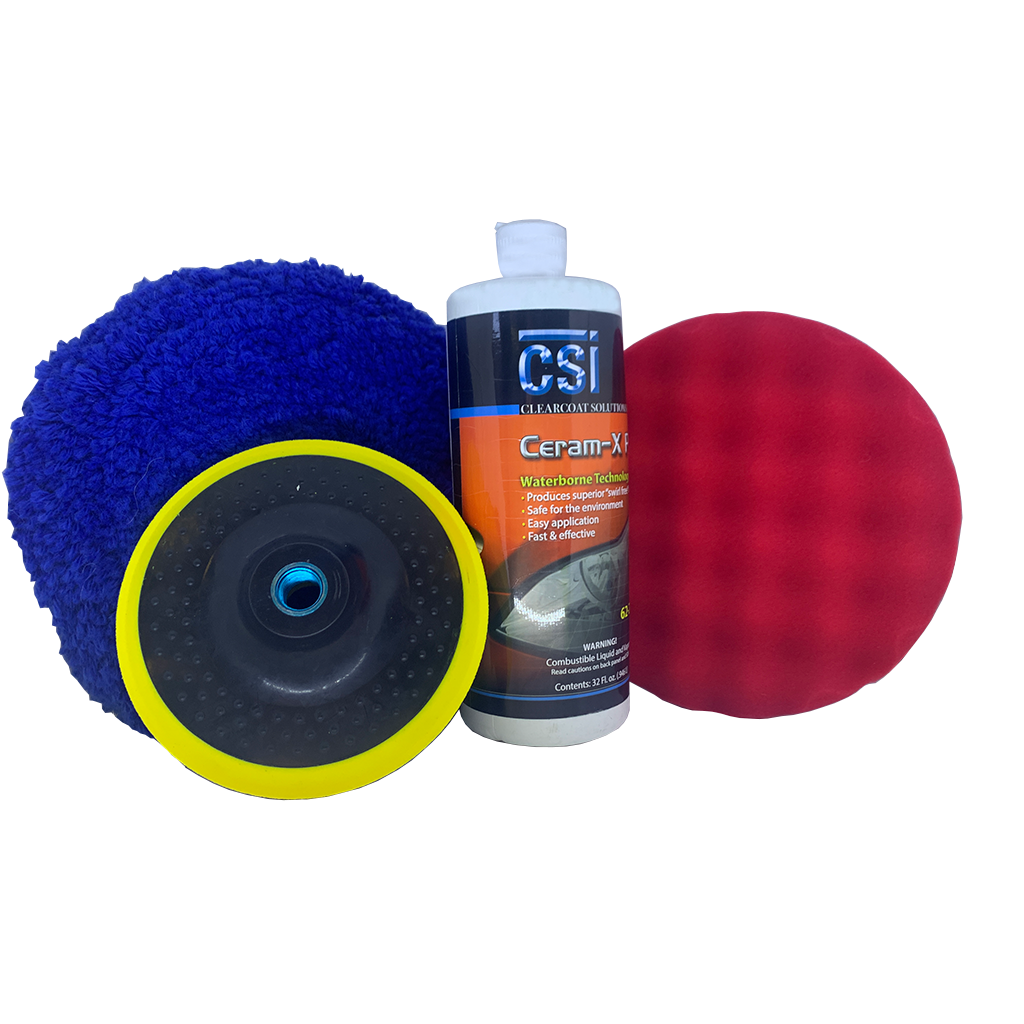 CSI 62-610 Low Lint Blue Wool Buffing Kit