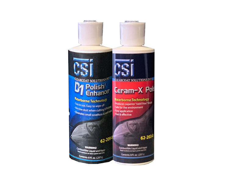 D1 Polish & Ceram-X 8oz polishes