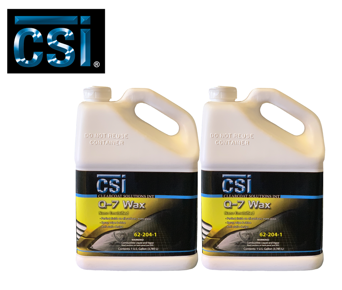 CSI 62-204-1 Q-7 Wax  (Gallon) two Gallon special offer