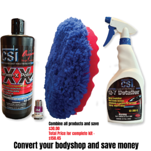 Body shop conversion buffing kit