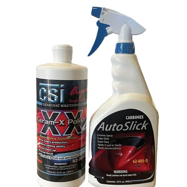 CSI Combo Ceram-XX polish & AutoSlick Ceramic spray (Save 25%)