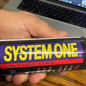 System ONE Lumenex Level 1 Polish, Professional Auto Detailing Compound, 8 Fl Oz, No-Dust Formula